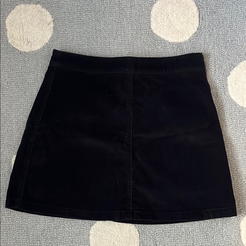 Wilfred Free Navy Mini A-Line Skirt